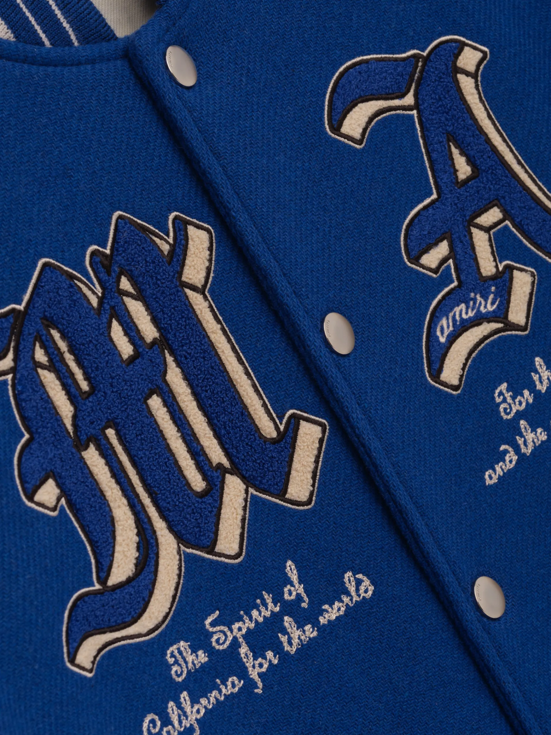 AMIRI Outerwear<DREAM TEAM VARSITY JACKET Blue