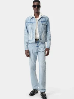 AMIRI Denim<JAPANESE SELVEDGE TRUCKER PERFECT INDIGO