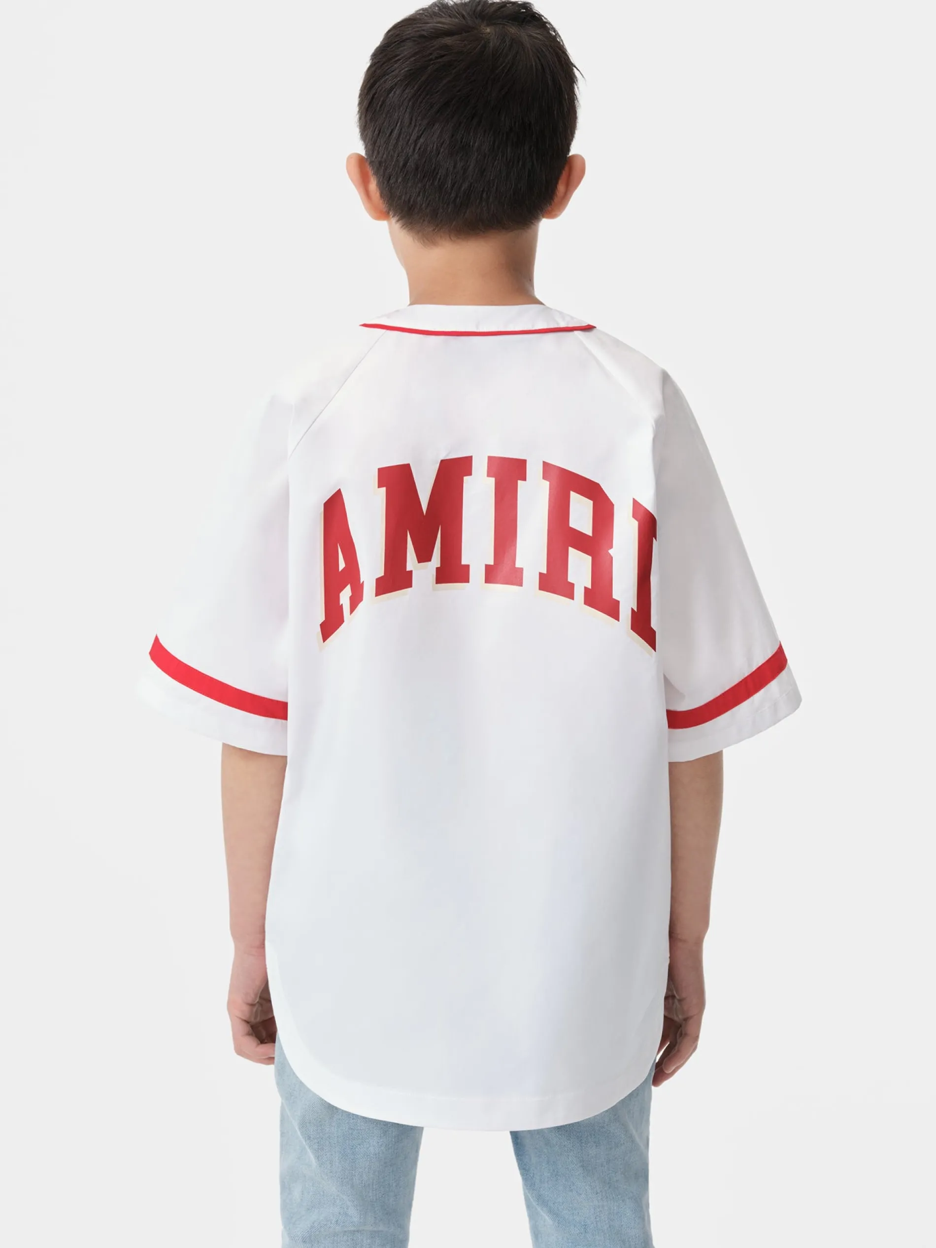 AMIRI Shirts<KIDS' 22 BASEBALL SHIRT White