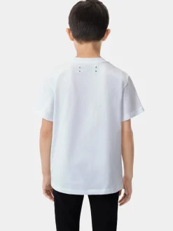 AMIRI Tees<KIDS' BANDANA STAGGERED TEE White