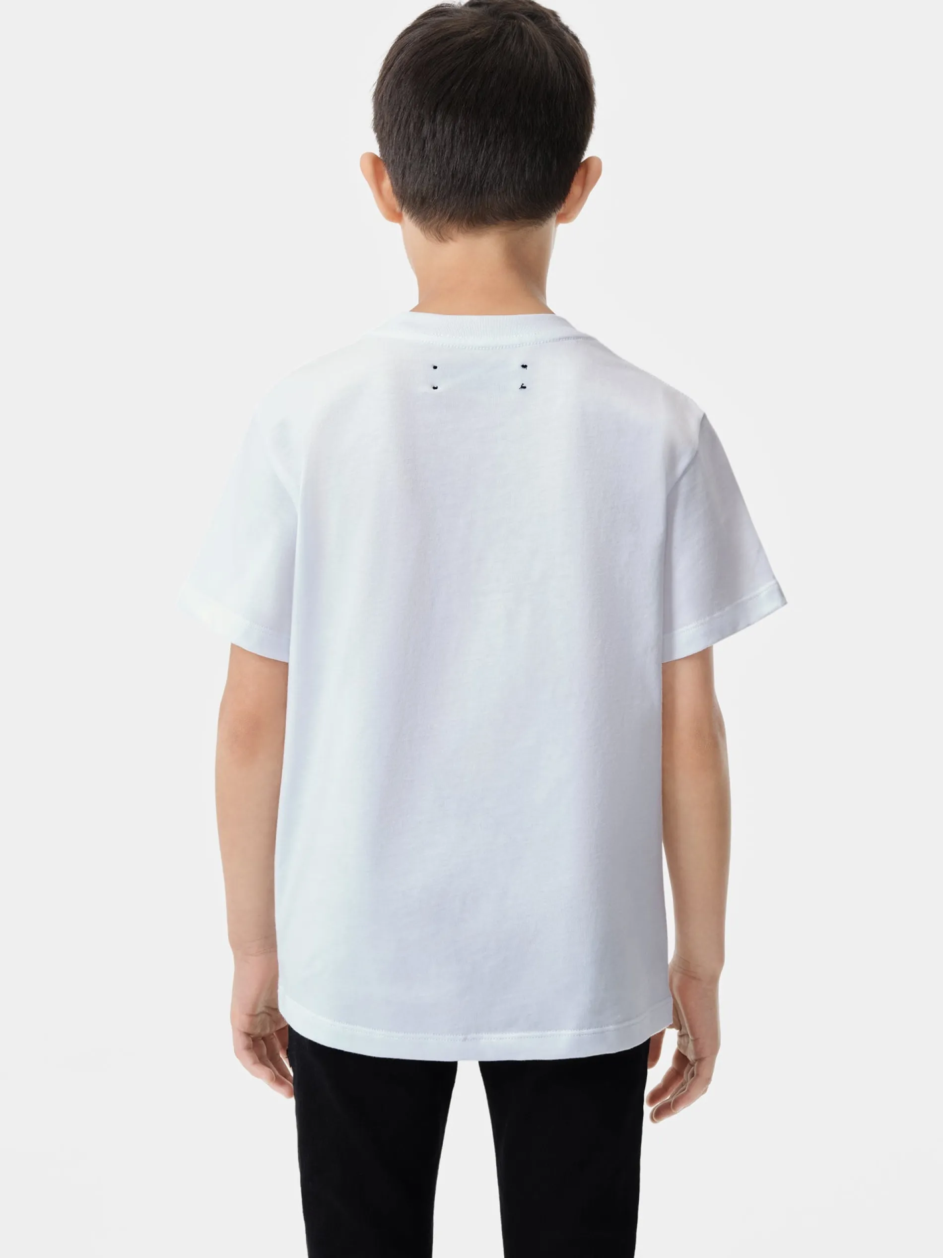 AMIRI Tees<KIDS' BANDANA STAGGERED TEE White