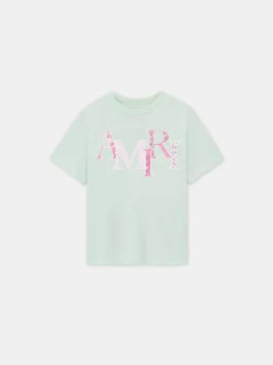 AMIRI Tees<KIDS' BANDANA STAGGERED TEE Surf Spray