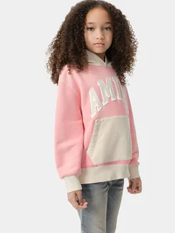 AMIRI Sweatshirts<KIDS' COLLEGIATE HOODIE Flamingo Pink