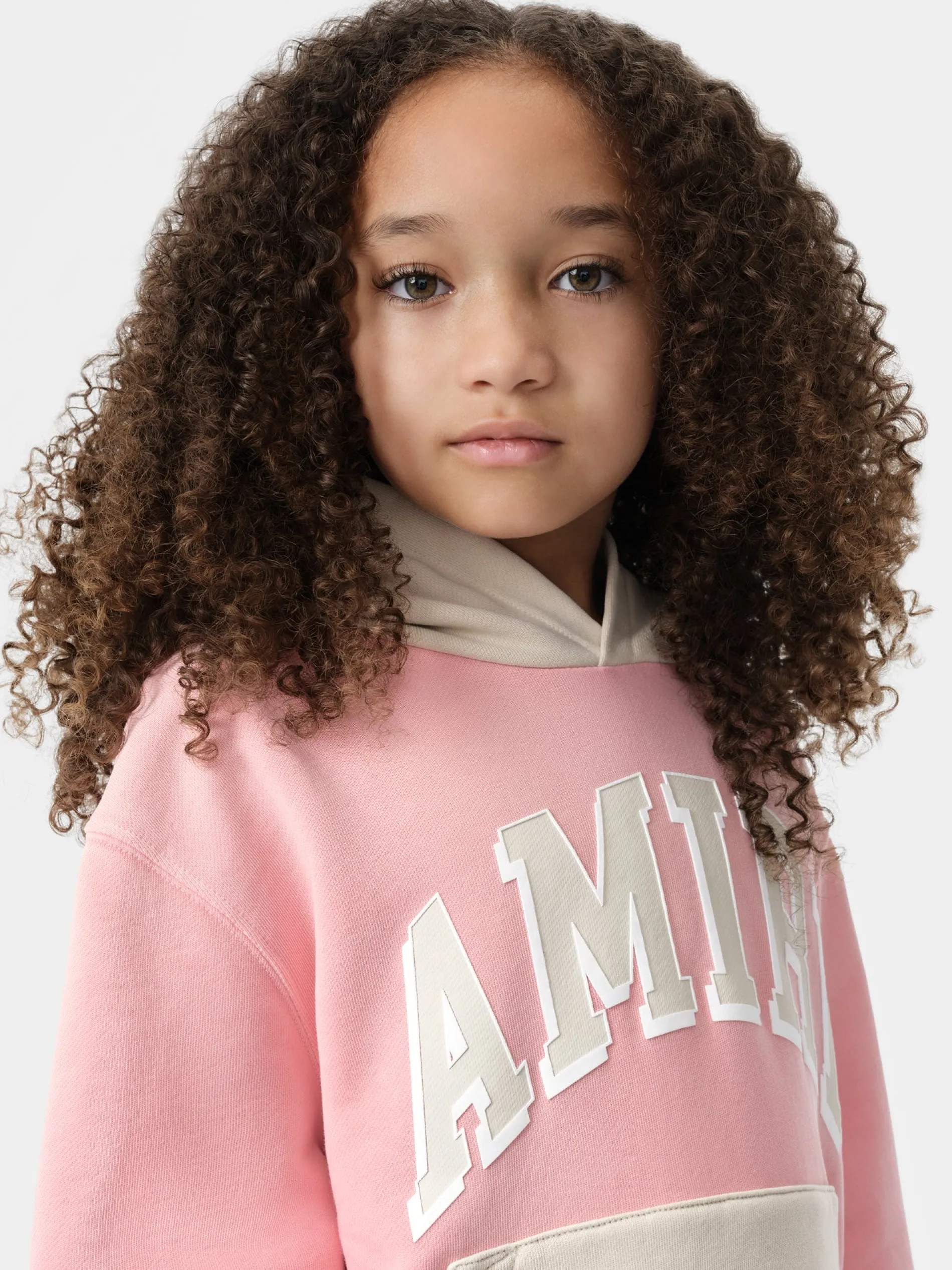 AMIRI Sweatshirts<KIDS' COLLEGIATE HOODIE Flamingo Pink