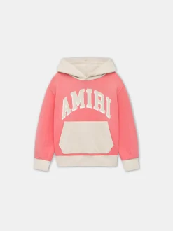 AMIRI Sweatshirts<KIDS' COLLEGIATE HOODIE Flamingo Pink