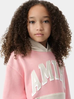 AMIRI Sweatshirts<KIDS' COLLEGIATE HOODIE Flamingo Pink