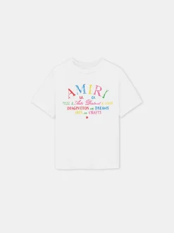 AMIRI Tees<KIDS' ARTS DISTRICT SCRIBBLE TEE White