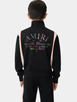 AMIRI Outerwear<KIDS' ARTS DISTRICT TRACK JACKET BLACK