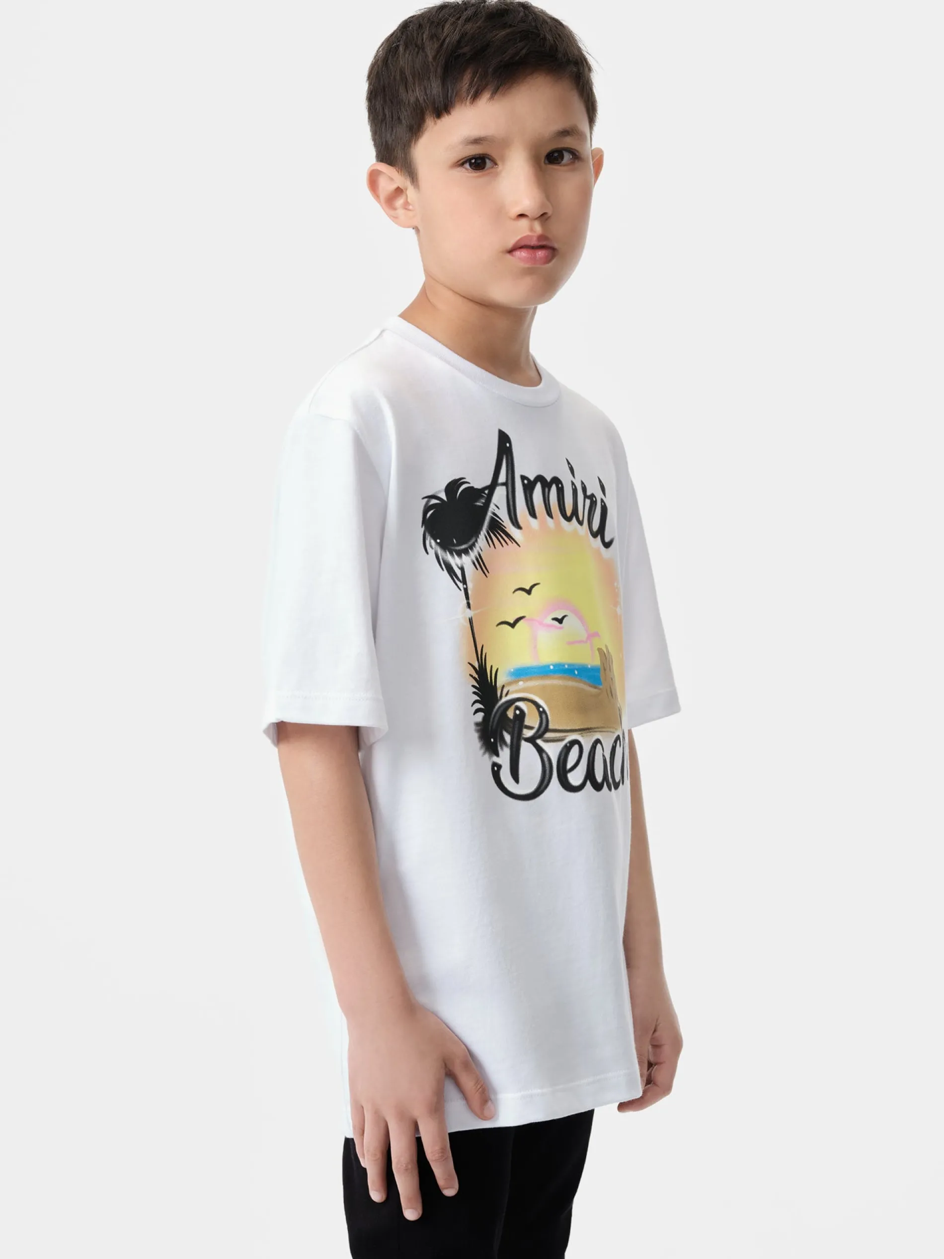 AMIRI Tees<KIDS' MA SANDCASTLE TEE White