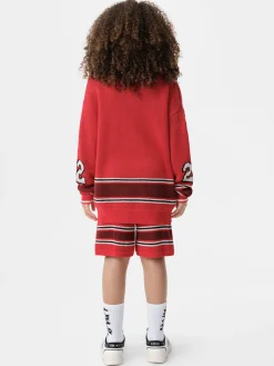 AMIRI Knitwear|Shorts & Sweatpants<KIDS' MA STRIPE SHORT Red