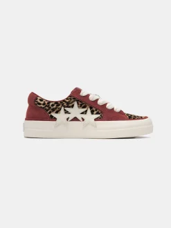 AMIRI Sneakers|Sneakers<LEOPARD SUNSET SKATE LOW Burgundy