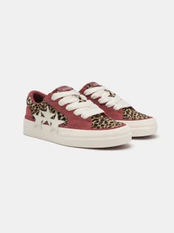 AMIRI Sneakers|Sneakers<LEOPARD SUNSET SKATE LOW Burgundy