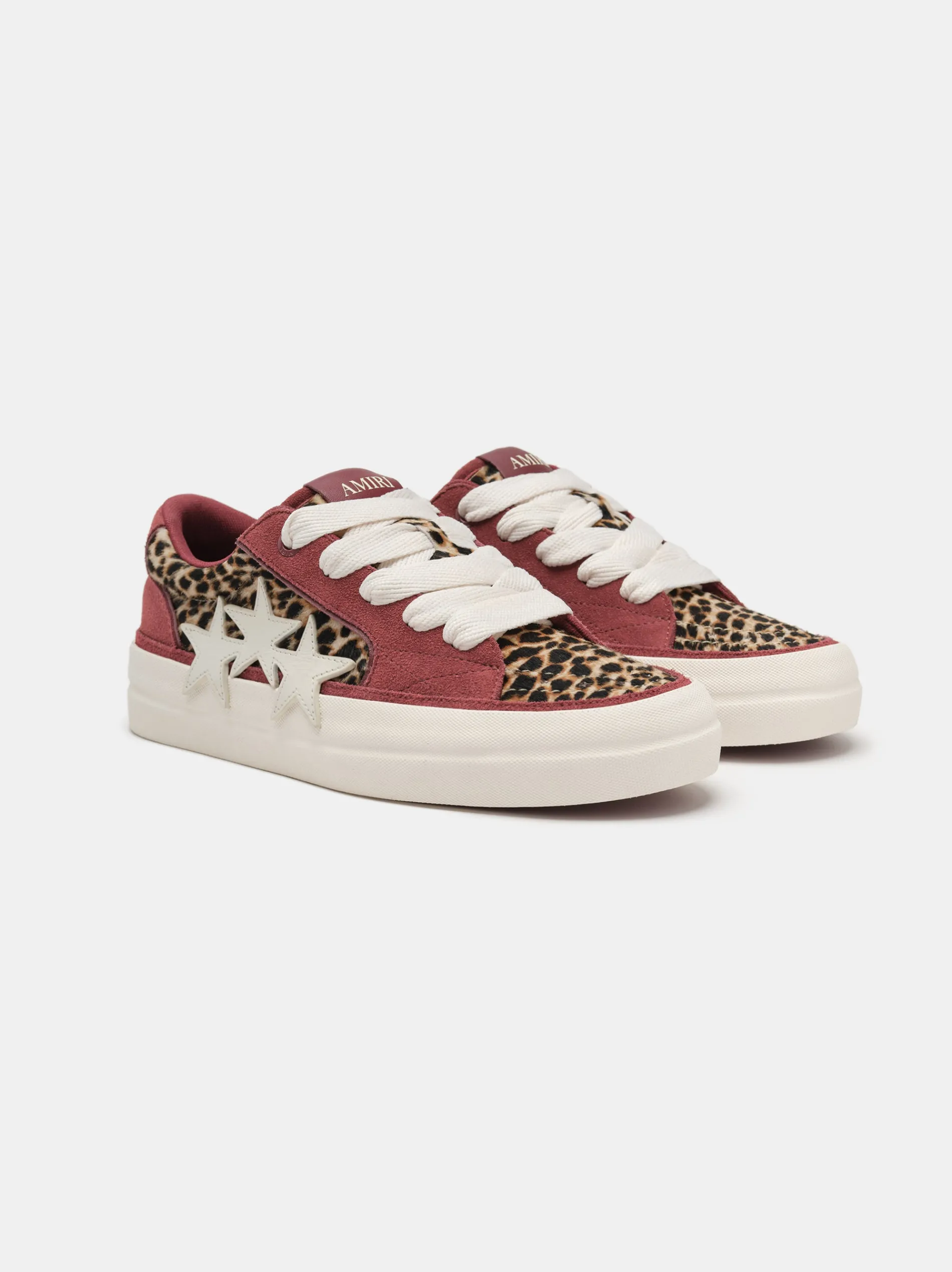 AMIRI Sneakers|Sneakers<LEOPARD SUNSET SKATE LOW Burgundy