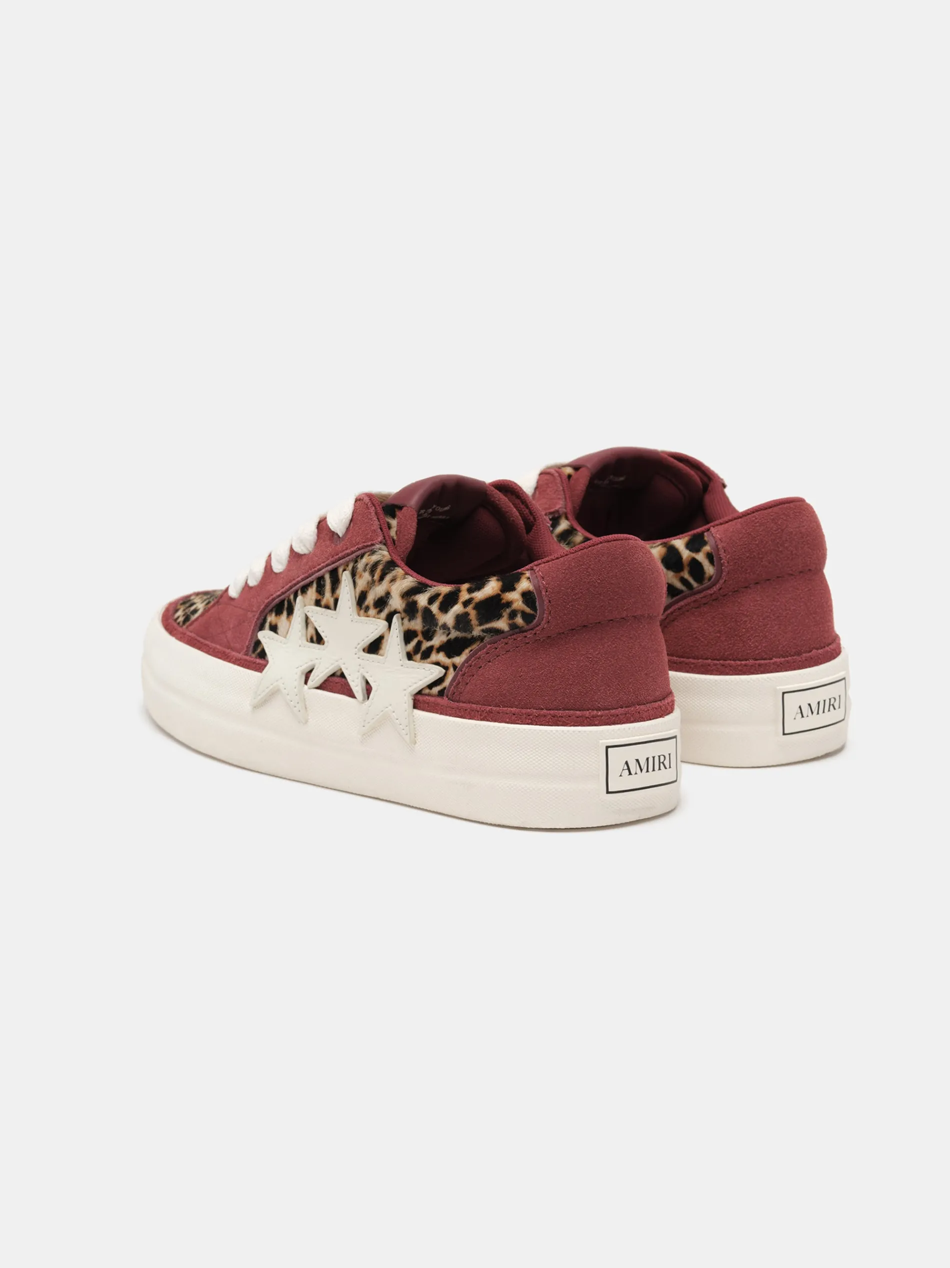 AMIRI Sneakers|Sneakers<LEOPARD SUNSET SKATE LOW Burgundy