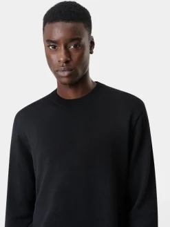 AMIRI Knitwear<LONG SLEEVE CREW- BLACK