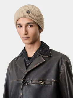 AMIRI Hats|Hats<MA BEANIE CAMEL