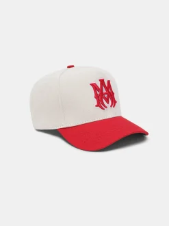 AMIRI Hats|Hats<MA CANVAS HAT Alabaster Red