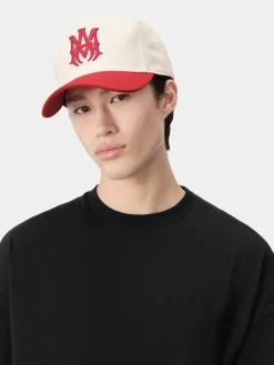 AMIRI Hats|Hats<MA CANVAS HAT Alabaster Red