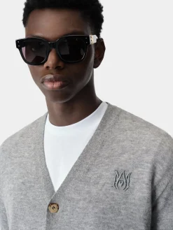AMIRI Knitwear<MA CARDIGAN Grey