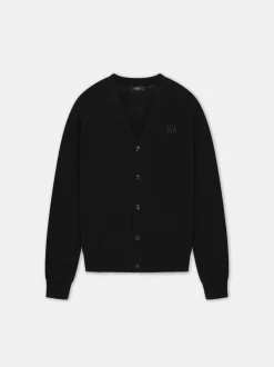 AMIRI Knitwear<MA CARDIGAN BLACK
