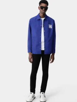 AMIRI Outerwear<MA COACH JACKET Blue