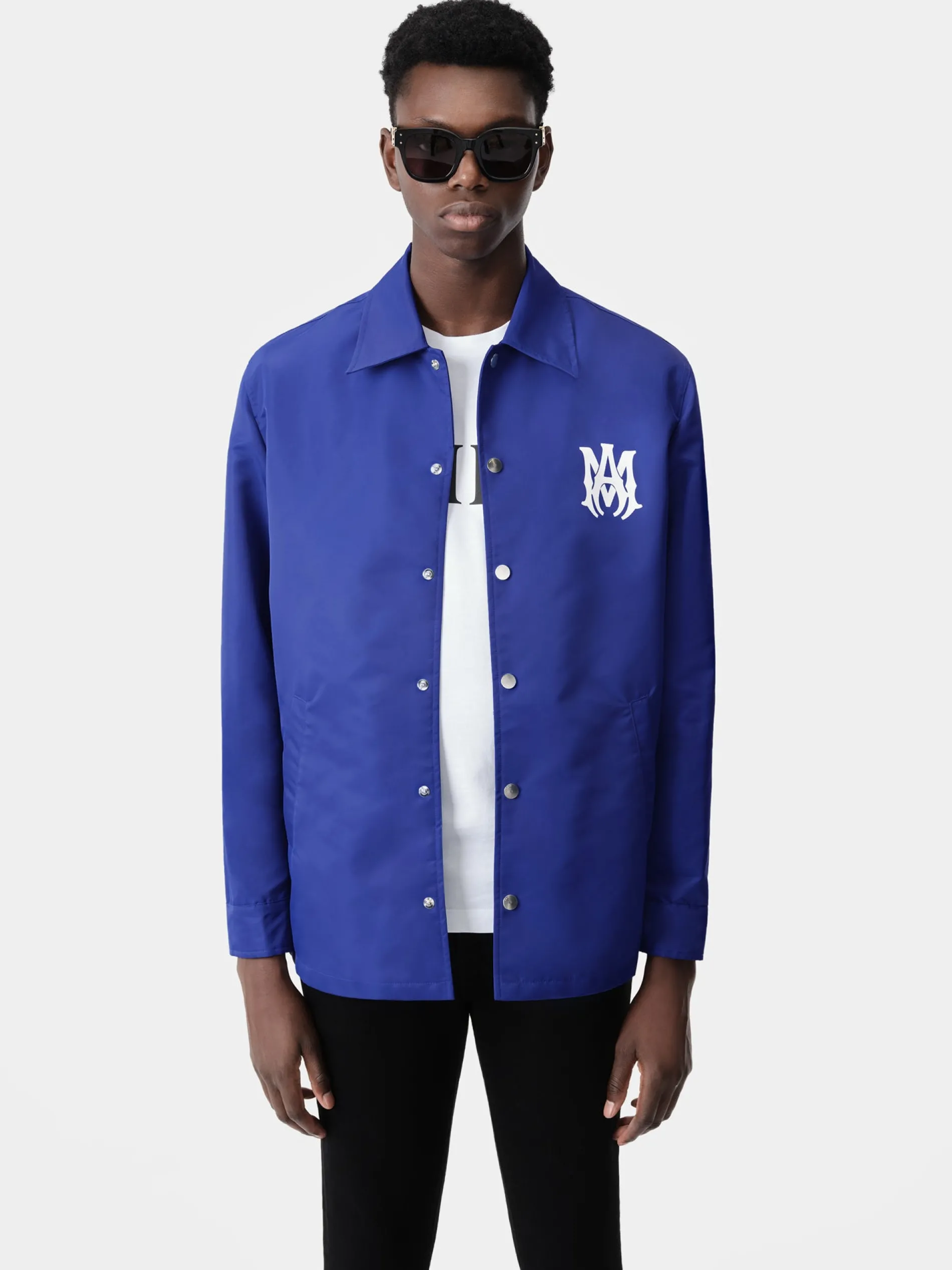 AMIRI Outerwear<MA COACH JACKET Blue