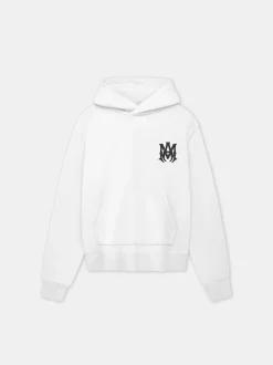 AMIRI Sweatshirts<MA CORE LOGO HOODIE White