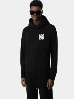 AMIRI Sweatshirts<MA CORE LOGO HOODIE BLACK