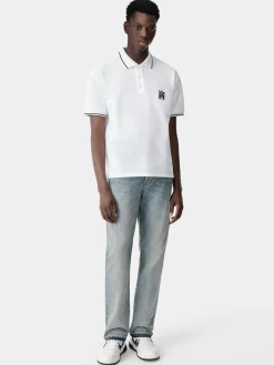 AMIRI Tees<MA CORE LOGO POLO White