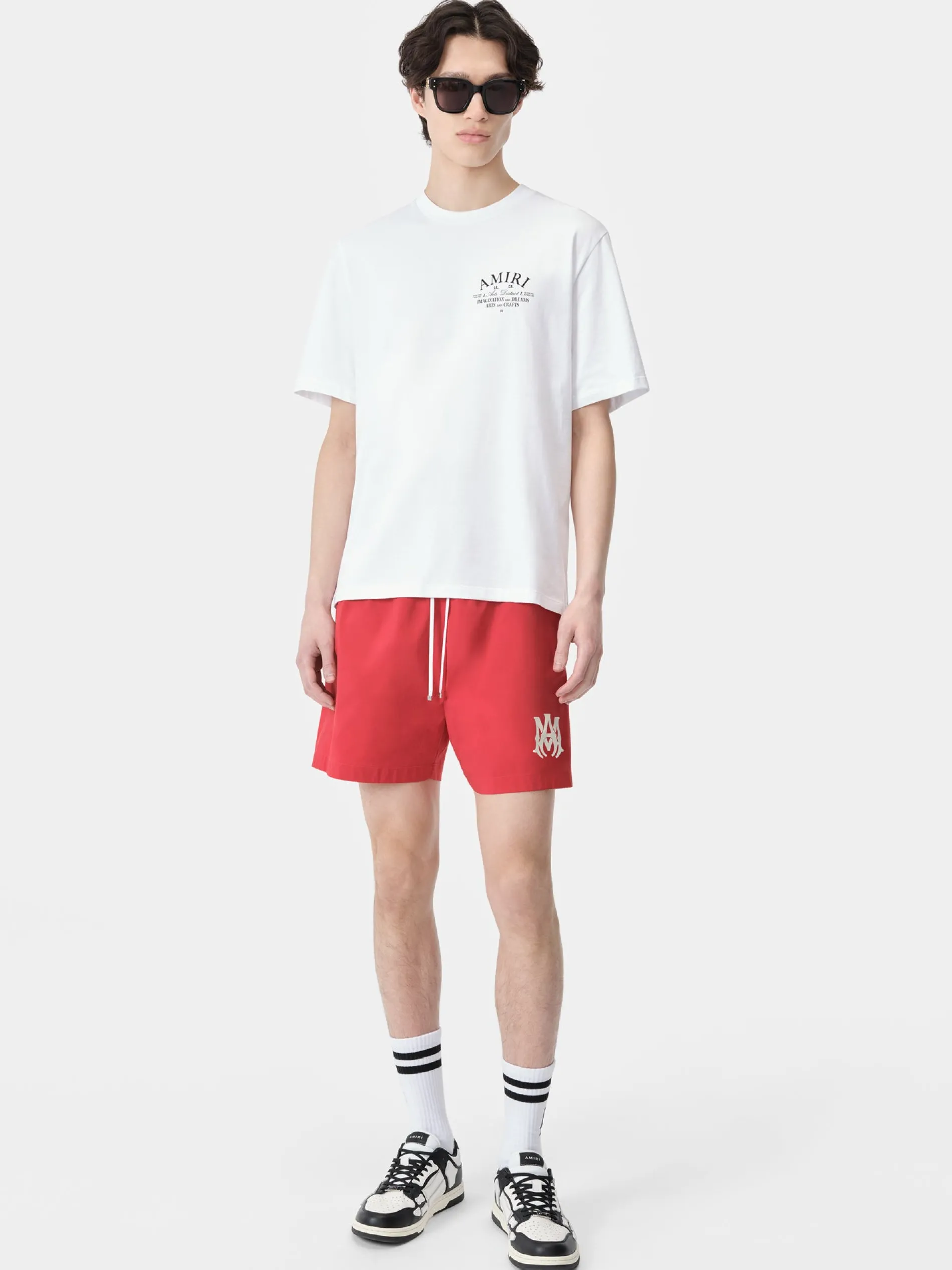 AMIRI Swimwear<MA CORE LOGO SWIM TRUNK Red