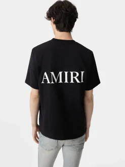 AMIRI Tees<MA CORE LOGO TEE BLACK