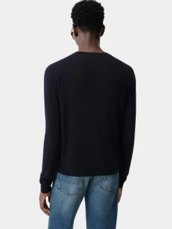 AMIRI Knitwear<MA CREW NAVY