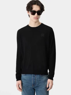 AMIRI Knitwear<MA CREW BLACK