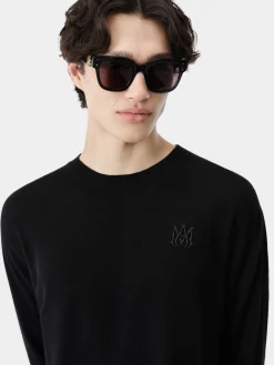 AMIRI Knitwear<MA CREW BLACK