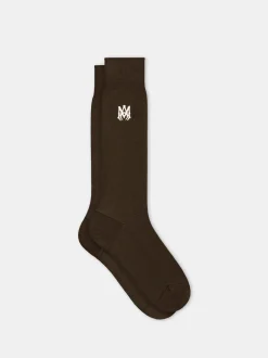 AMIRI Socks|Socks<MA DRESS SOCK Brown