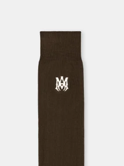 AMIRI Socks|Socks<MA DRESS SOCK Brown