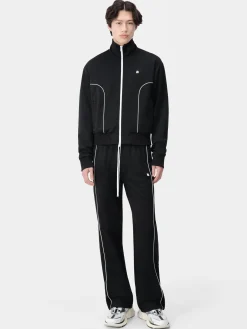 AMIRI Pants<MA FLARE TRACK PANT BLACK