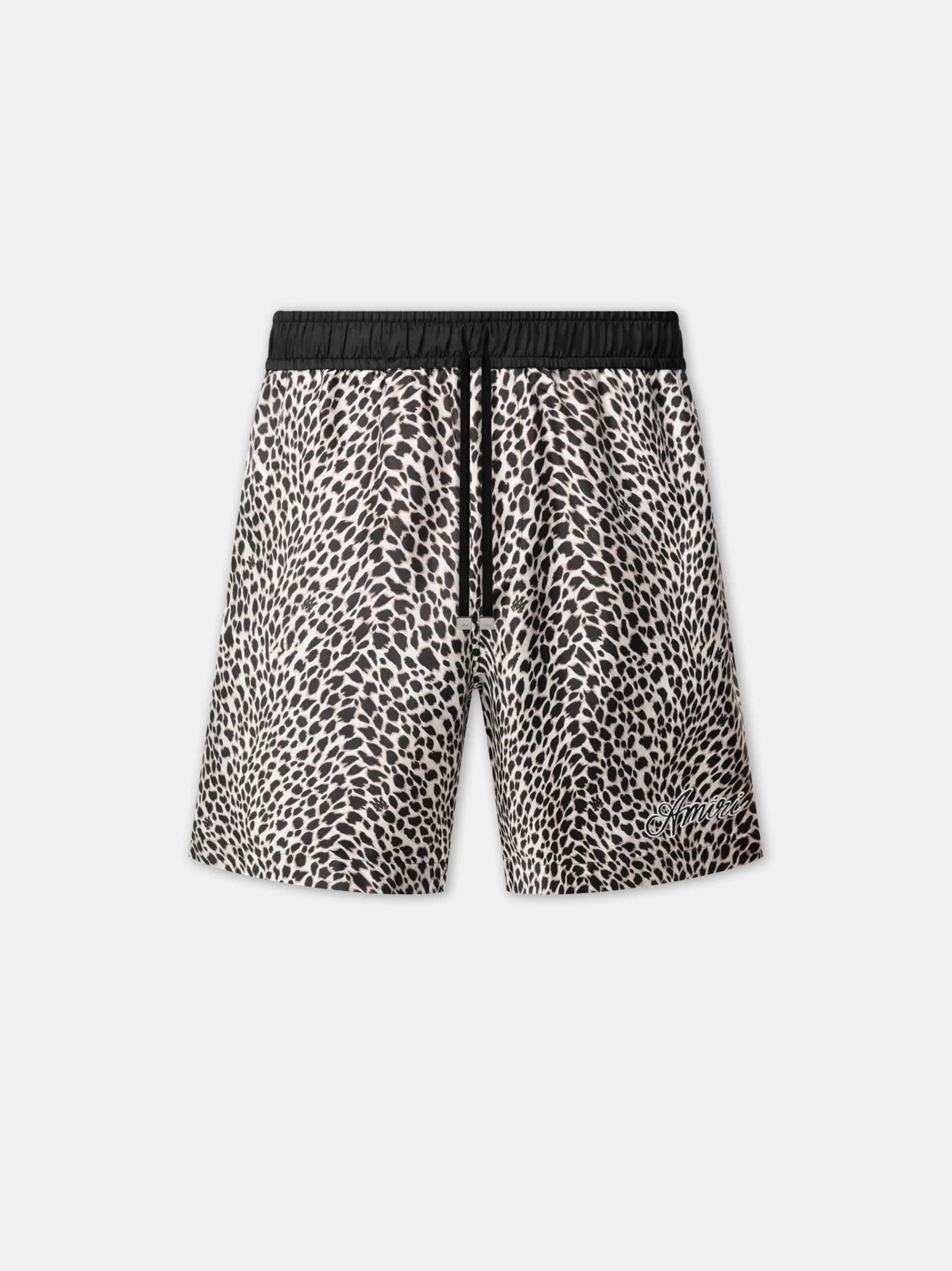 AMIRI Shorts & Sweatpants<MA LEOPARD SHORT Black Birch
