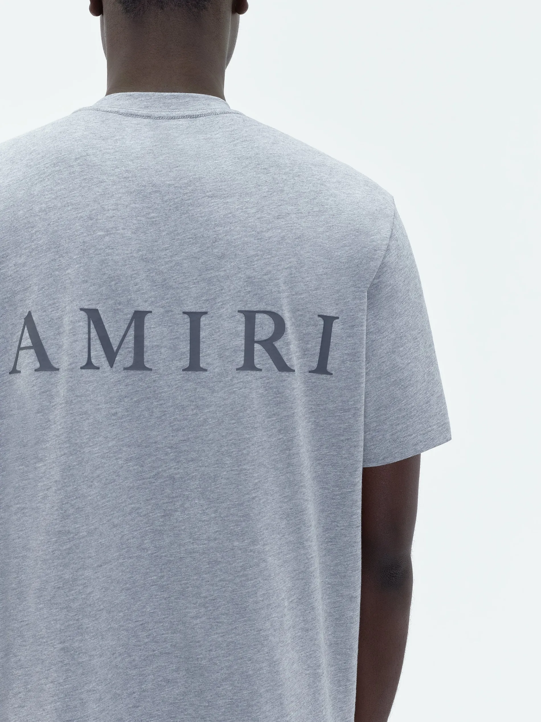 AMIRI Tees<MA LOGO TEE HEATHER GREY