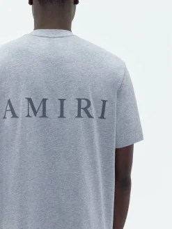 AMIRI Tees<MA LOGO TEE HEATHER GREY