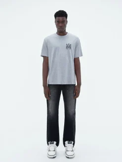 AMIRI Tees<MA LOGO TEE HEATHER GREY