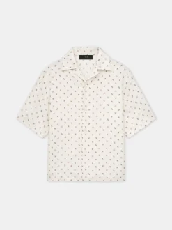 AMIRI Shirts<MA PAISLEY BOWLING SHIRT BIRCH