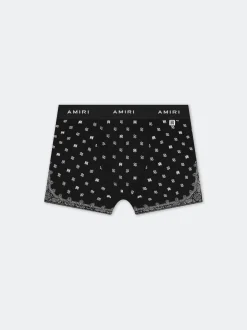 AMIRI Briefs|Briefs<MA PAISLEY BRIEFS 2 PACK BLACK