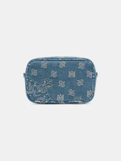 AMIRI Crossbody|Bags<MA PAISLEY JACQUARD CAMERA CASE Antique Indigo
