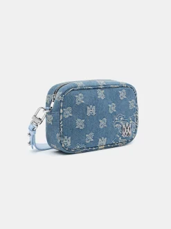 AMIRI Crossbody|Bags<MA PAISLEY JACQUARD CAMERA CASE Antique Indigo
