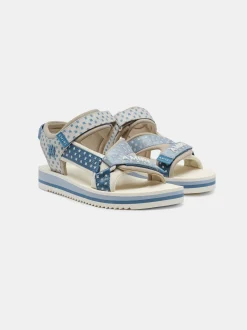 AMIRI Sandals|Sandals<MA PAISLEY SANDAL Blue Birch