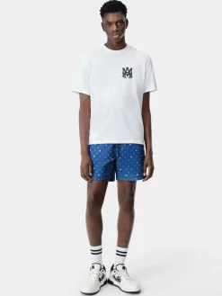 AMIRI Swimwear<MA PAISLEY SWIM TRUNK Blue