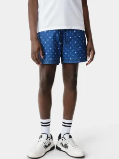 AMIRI Swimwear<MA PAISLEY SWIM TRUNK Blue