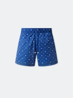 AMIRI Swimwear<MA PAISLEY SWIM TRUNK Blue
