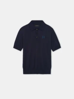 AMIRI Knitwear<MA POLO NAVY